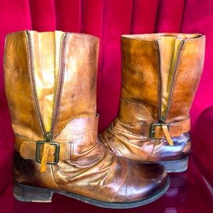 Vince Camuto Vintage Real Leather Boots